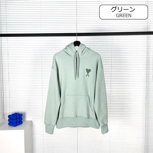 【AMI】メンズファッション フード Tシャツ パーカー    