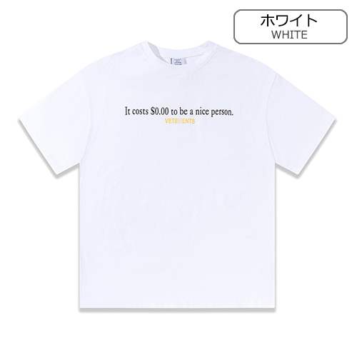 ヴェトモン偽物 メンズ レディース 半袖Tシャツ