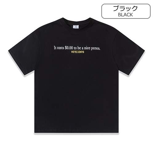 ヴェトモン偽物 メンズ レディース 半袖Tシャツ