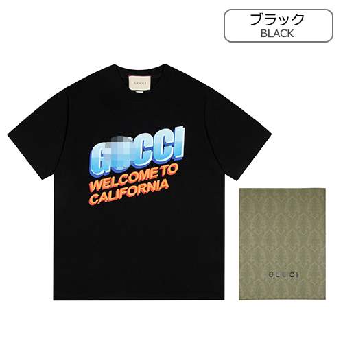 【グッチ】メンズ レディース 半袖Tシャツ 