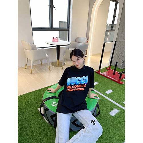 【グッチ】メンズ レディース 半袖Tシャツ 