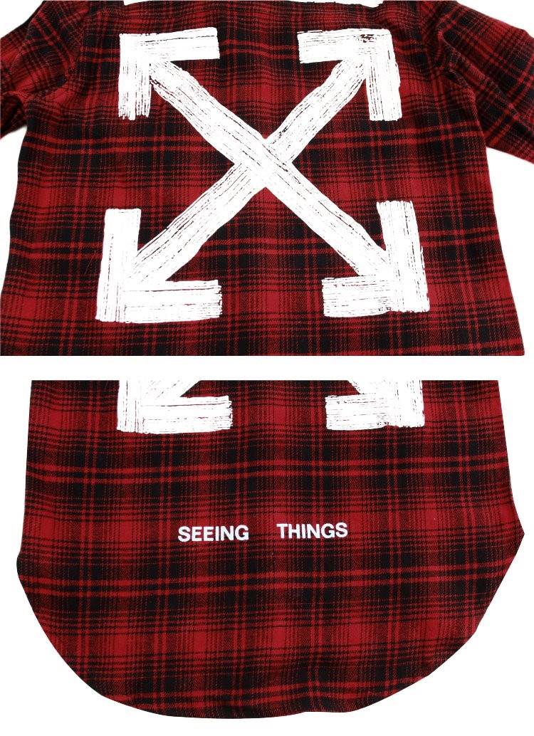 【オ*ホワイト OFF WHITE】 メンズファッション 流行り　 シャツ 