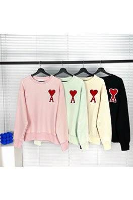 【AMI】メンズ レディース 長袖　スウェットTシャツ    