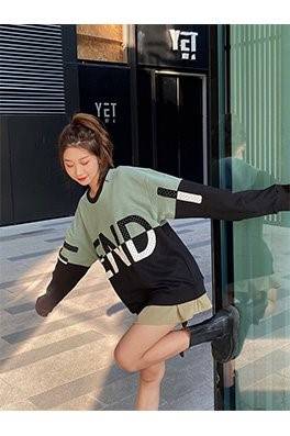 【フェンディ】メンズ レディース 長袖　スウェットTシャツー 