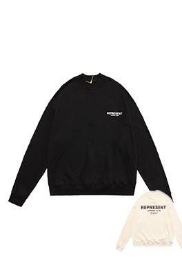 【REPRESENT】メンズ レディース 長袖　スウェットTシャツ 