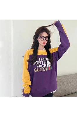 グッチスーパーコピー×【ノースフェイス】メンズ レディース 長袖　スウェットTシャツ