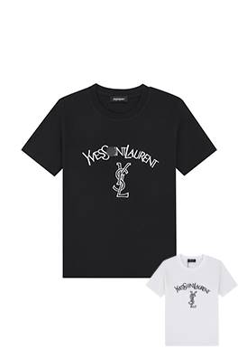 サンローランコピーメンズ レディース 半袖Tシャツ