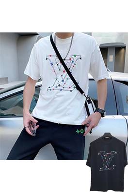【ルイヴ*トン】メンズ レディース 半袖Tシャツ 