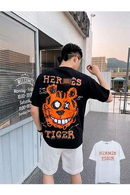 エルメスコピーメンズ レディース 半袖Tシャツ