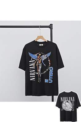 NIRVANAメンズ レディース 半袖Tシャツ