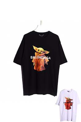 バレンシアガ 偽物  メンズ レディース 半袖Tシャツ