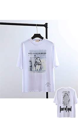 フィアオブゴッド コピー × RAGE メンズ レディース 半袖Tシャツ