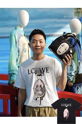 ロエベ偽物メンズ レディース 半袖Tシャツ