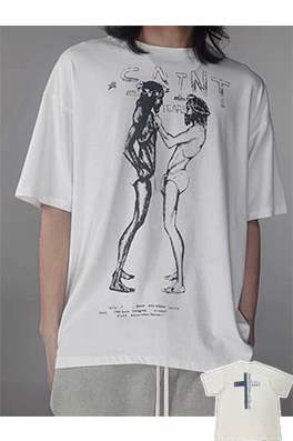 セント マイケル × DENIM TEARS メンズ レディース 半袖Tシャツ