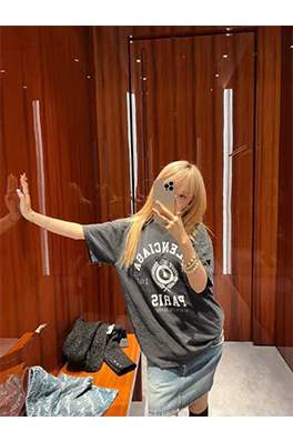 【バレンシアガ】メンズ レディース 半袖Tシャツ 