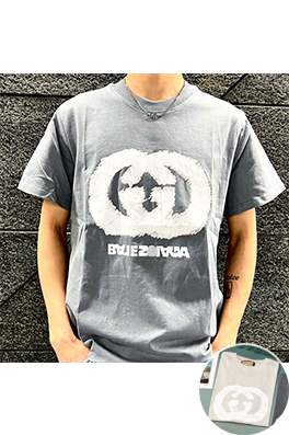 【バレンシアガ】×【グッチ】メンズ レディース 半袖Tシャツ 