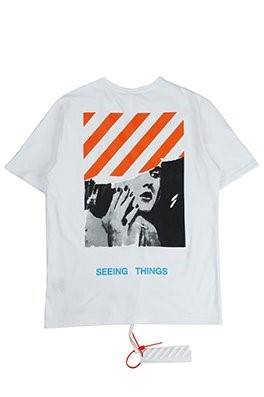 【オ*ホワイト OFF WHITE】メンズ レディース 半袖Tシャツ  