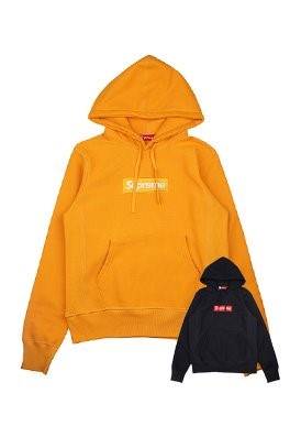 【シュプリ*ム S*PREME】BOX刺繍 高品質　フード Tシャツ パーカー  