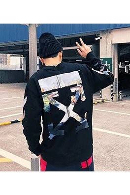 オフホワイト Off White 高品質 男性服 通販 長袖 スウェットtシャツ