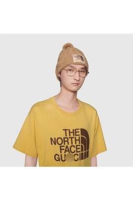 【グッチ】×【ノースフェイス 】高品質 メンズ レディース 半袖Tシャツ 