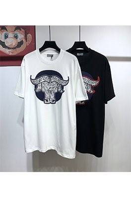 【ディオール 】 高品質 メンズ レディース 半袖Tシャツ  