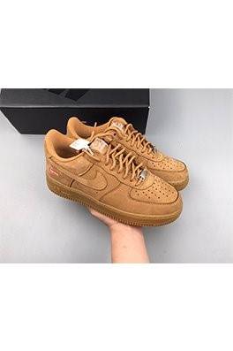 【ナイキ】×【シュプリーム 】AF1 Low Flax メン...