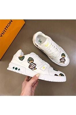 【ルイヴ*トン】×【NIGO】Trainer 高品質 メンズ  スニーカー  
