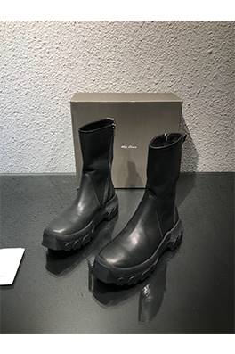 【リックオウエンス】高品質 ブーツ メンズ シューズ  サイズ大き目　