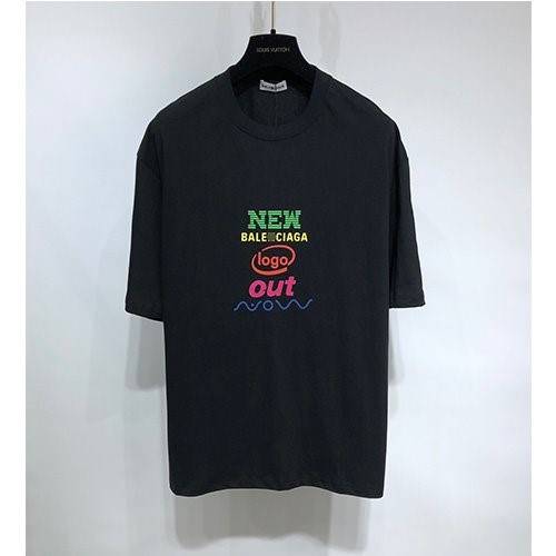 【バレンシアガ】メンズ レディース 高品質 半袖Tシャツ   