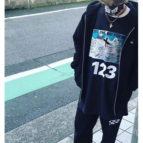 アルアルアル123 × フィアオブゴッド  メンズ レディース 半袖Tシャツ