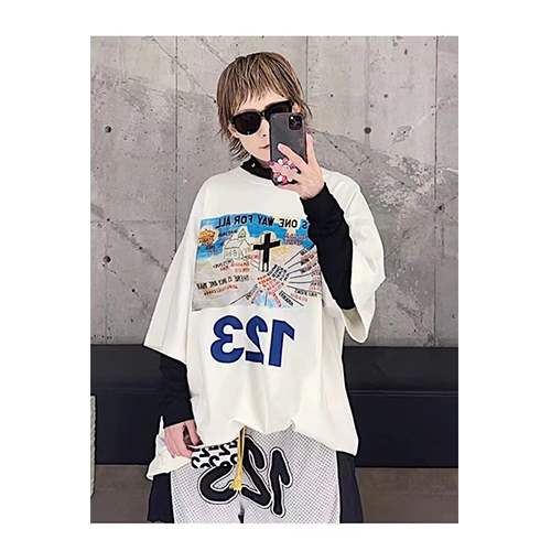 アルアルアル123 × フィアオブゴッド  メンズ レディース 半袖Tシャツ