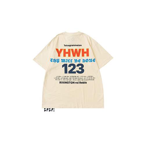 アルアルアル123 × フィアオブゴッド  メンズ レディース 半袖Tシャツ