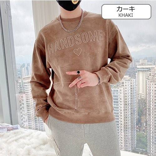 【AMI】メンズ レディース 長袖　スウェットTシャツ 