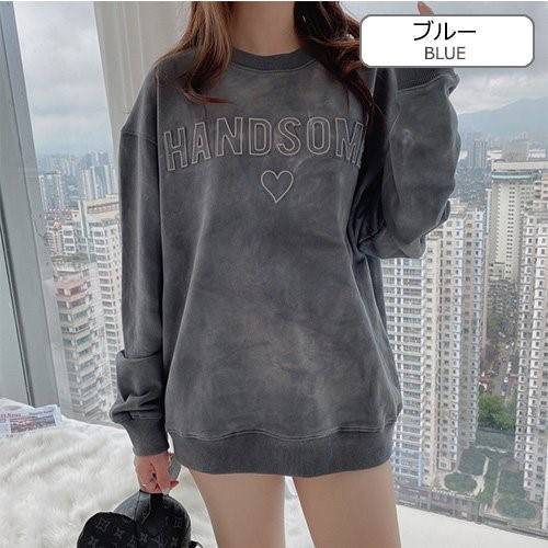 【AMI】メンズ レディース 長袖　スウェットTシャツ 