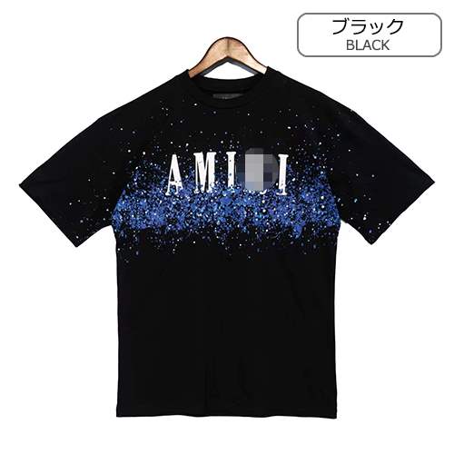 アミリ 偽物メンズ レディース 半袖Tシャツ