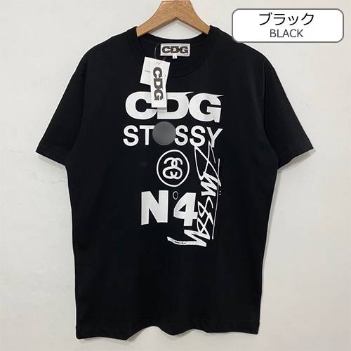 コムデギャルソンコピー×ステューシーメンズ レディース 半袖Tシャツ