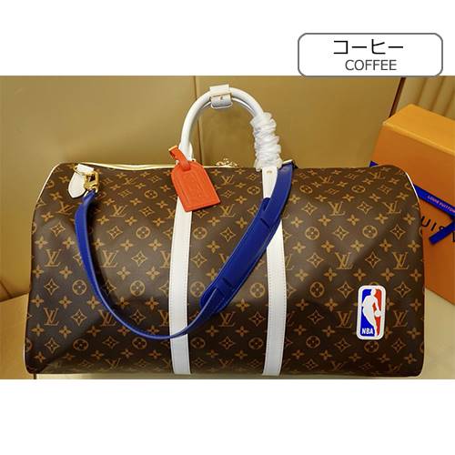 ルイヴィトンスーパーコピー× NBA M41414 KEEPALL 55 高品質 旅行バック　2WAYバック  レディース メンズ