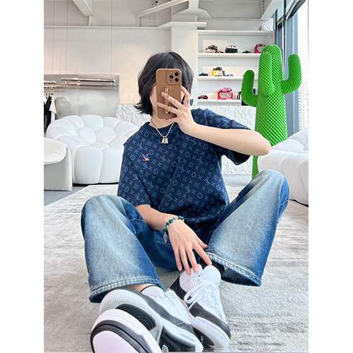 【ルイヴ*トン】メンズ レディース 半袖Tシャツ 