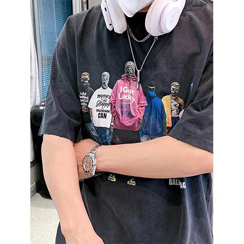 バレンシアガスーパーコピー メンズ レディース 半袖Tシャツ