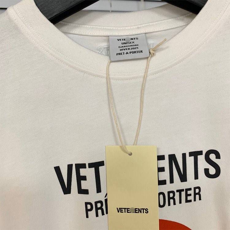 【ヴェトモンVETEMENTS】メンズ レディース 半袖Tシャツ 