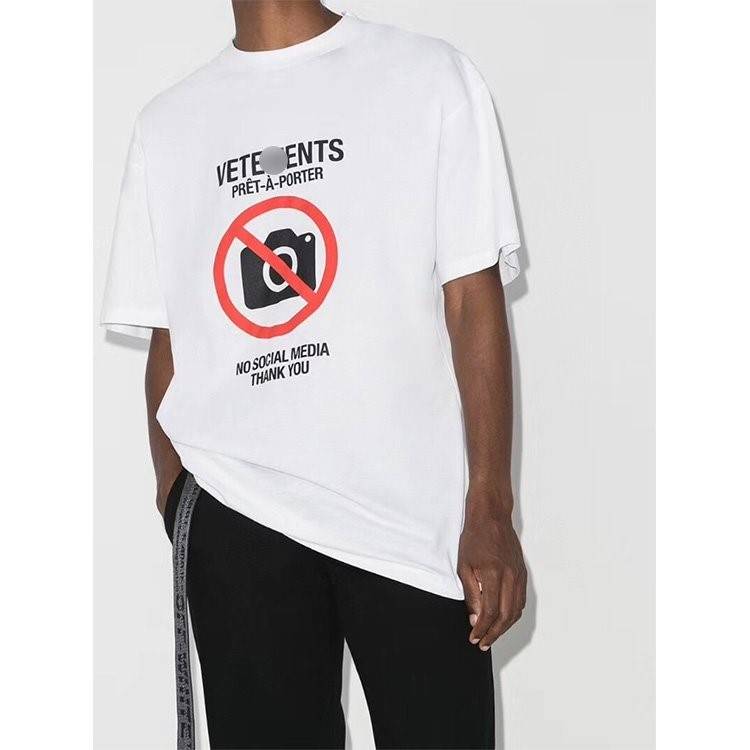 【ヴェトモンVETEMENTS】メンズ レディース 半袖Tシャツ 