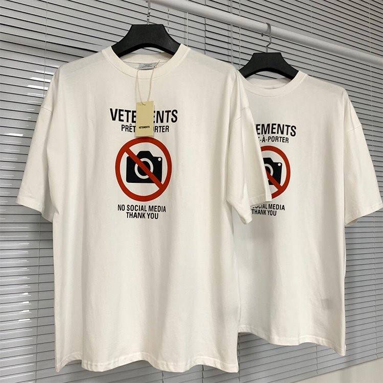 【ヴェトモンVETEMENTS】メンズ レディース 半袖Tシャツ 