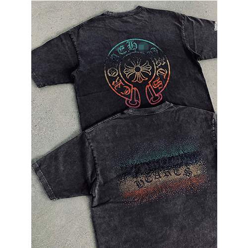 クロムハーツ偽物メンズ レディース 半袖Tシャツ