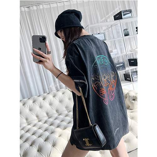 クロムハーツ偽物メンズ レディース 半袖Tシャツ