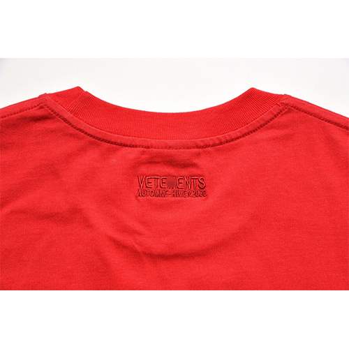 【ヴェトモン】メンズ レディース 半袖Tシャツ 