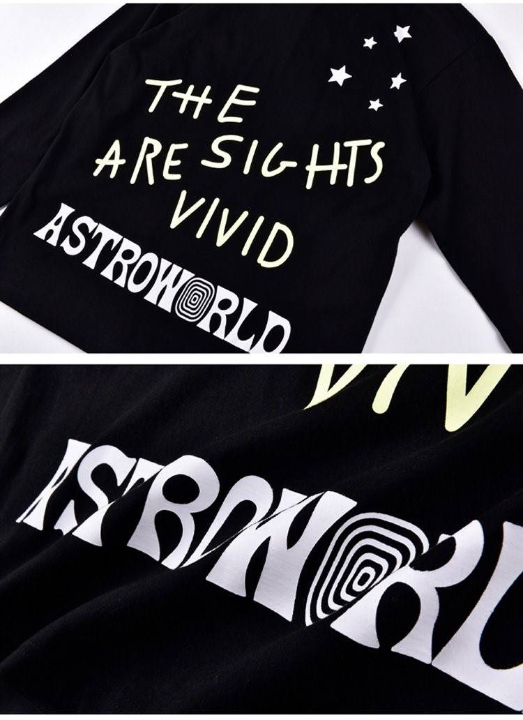 【Travis Scott Astroworld】メンズ レディース 長袖 Tシャツ 