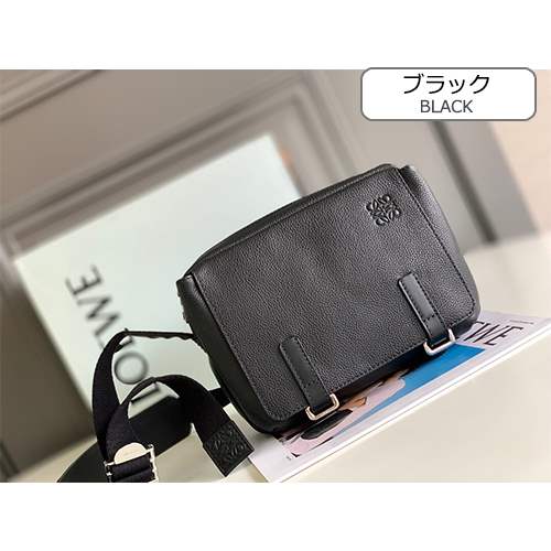 ロエベ偽物military messenger  ショルダー バック