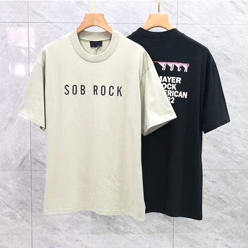 【フィアオブゴッド】×【SOB ROCK】メンズ レディース 半袖Tシャツ 