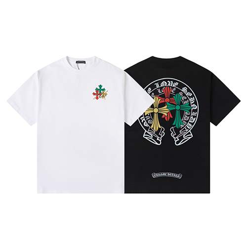 クロムハーツ偽物 メンズ レディース 半袖Tシャツ