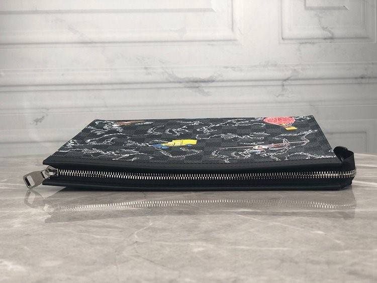 ルイヴィトンスーパーコピー メンズ クラッチバッグ ポシェット・ボヤージュ MM ダミエ N41696セカンドバッグ ハンドバッグ